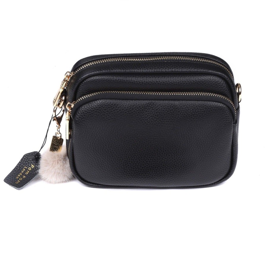 Bags Pom Pom London | Mayfair Bag Black & Accessories