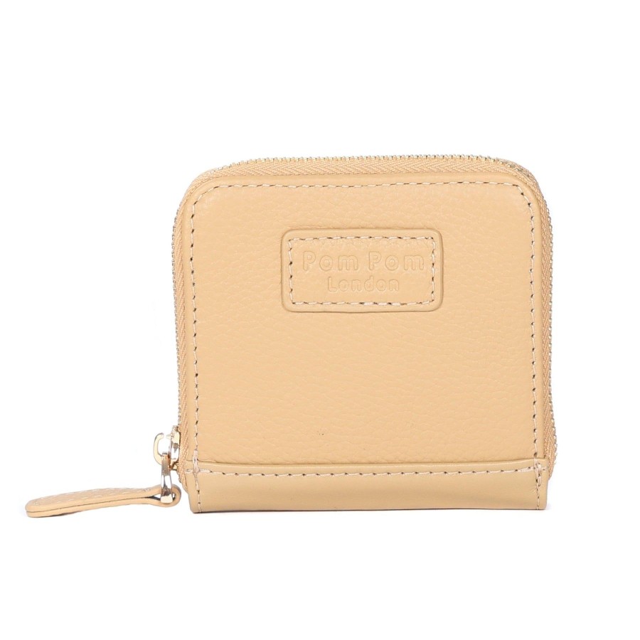 Accessories Pom Pom London | Mini Chelsea Wallet Purse Sand