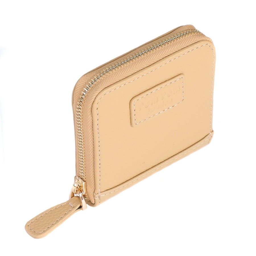 Accessories Pom Pom London | Mini Chelsea Wallet Purse Sand