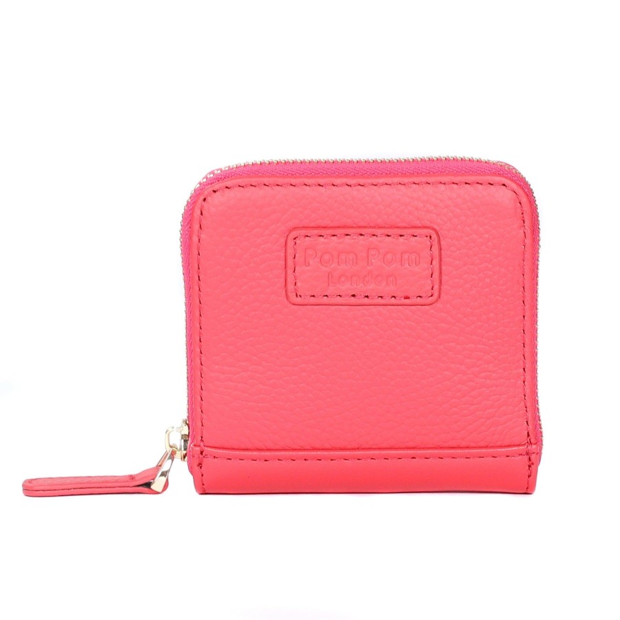 Accessories Pom Pom London | Mini Chelsea Wallet Purse Punch Pink