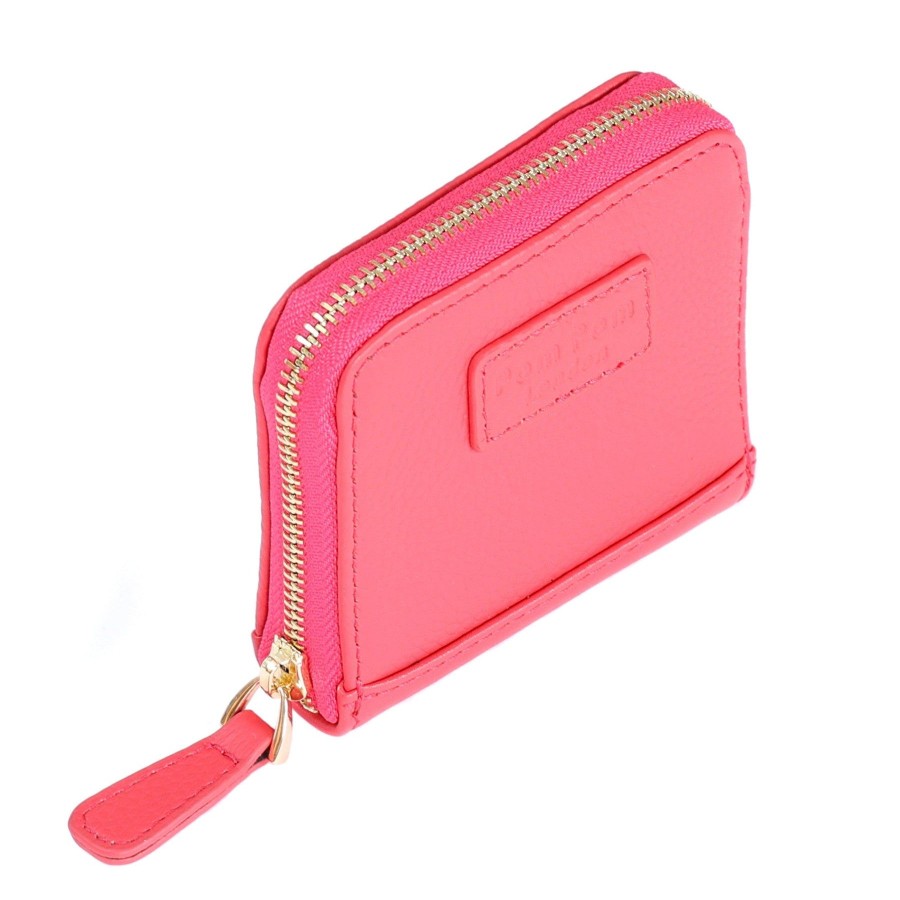 Accessories Pom Pom London | Mini Chelsea Wallet Purse Punch Pink