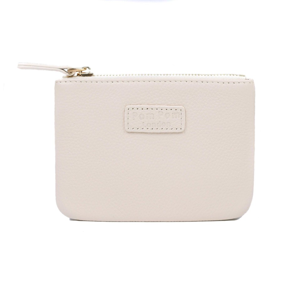 Accessories Pom Pom London | Chelsea Coin Purse Cream