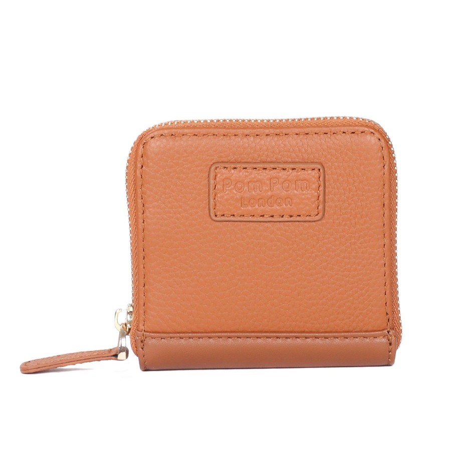 Accessories Pom Pom London | Mini Chelsea Wallet Purse Tan