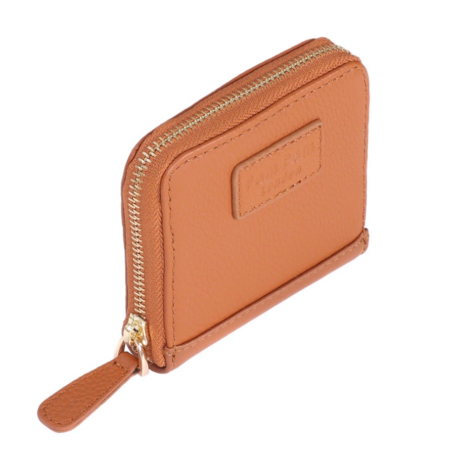 Accessories Pom Pom London | Mini Chelsea Wallet Purse Tan