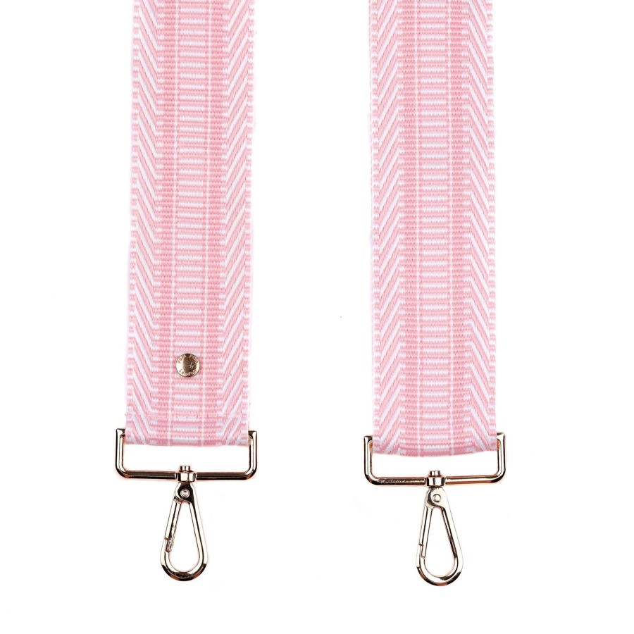 Accessories Pom Pom London | Strap Pink & White Mix