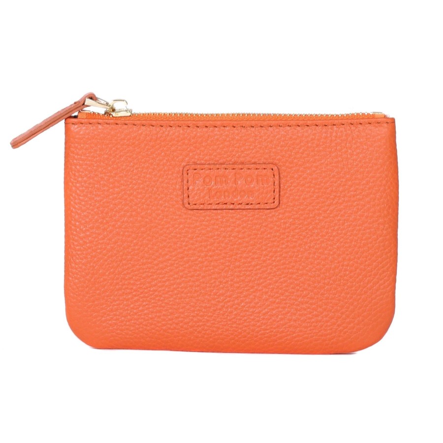 Accessories Pom Pom London | Chelsea Coin Purse Orange