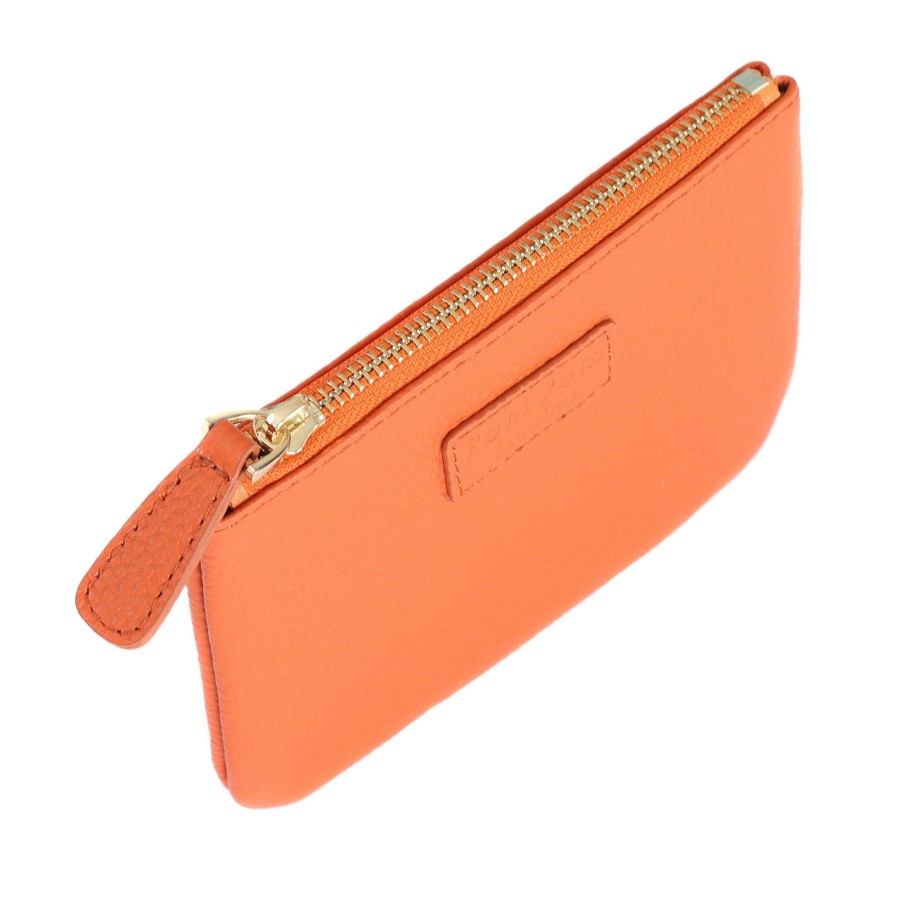 Accessories Pom Pom London | Chelsea Coin Purse Orange