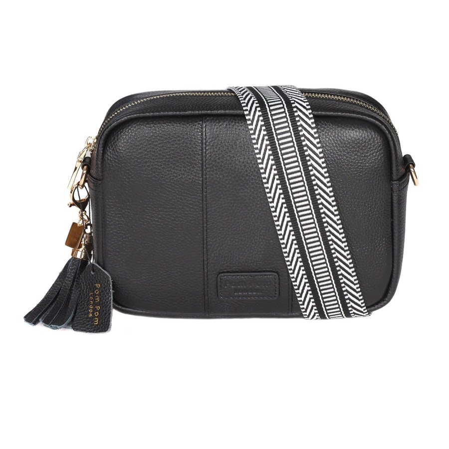 Bags Pom Pom London | Pom Pom London City Bag Black