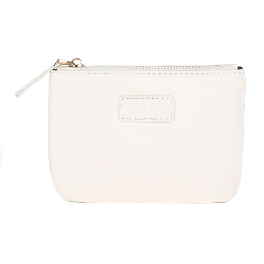 Accessories Pom Pom London | Chelsea Coin Purse Off White