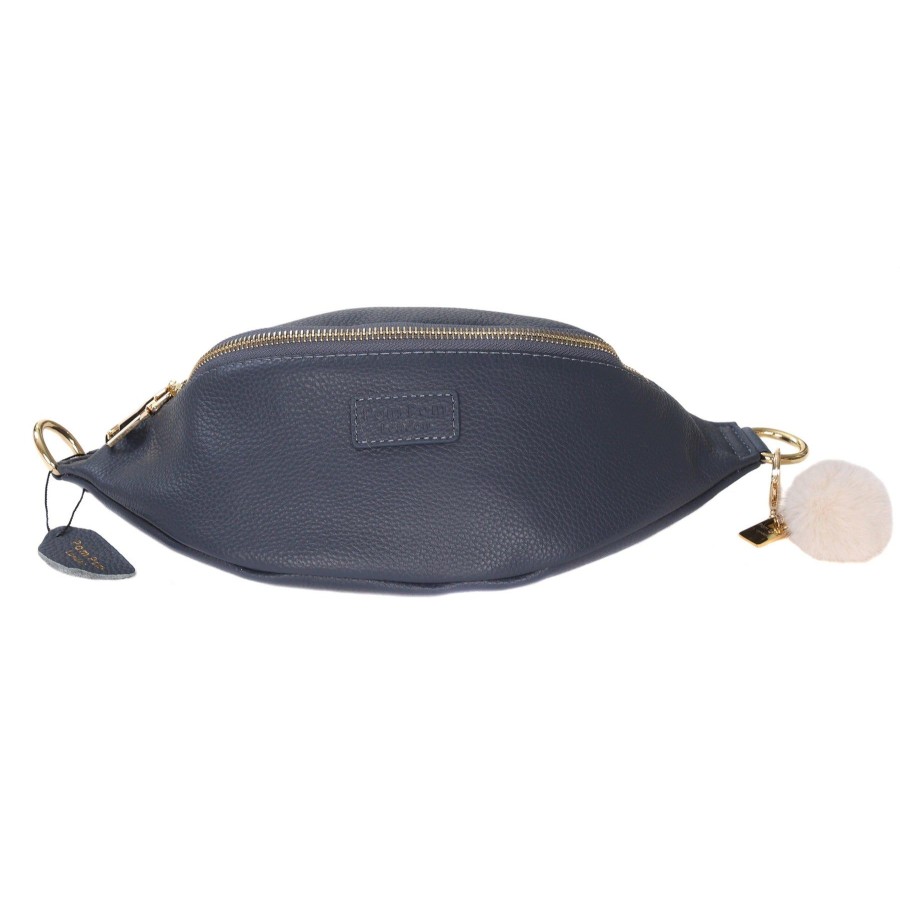 Bags Pom Pom London | Bum Bag Slate Blue