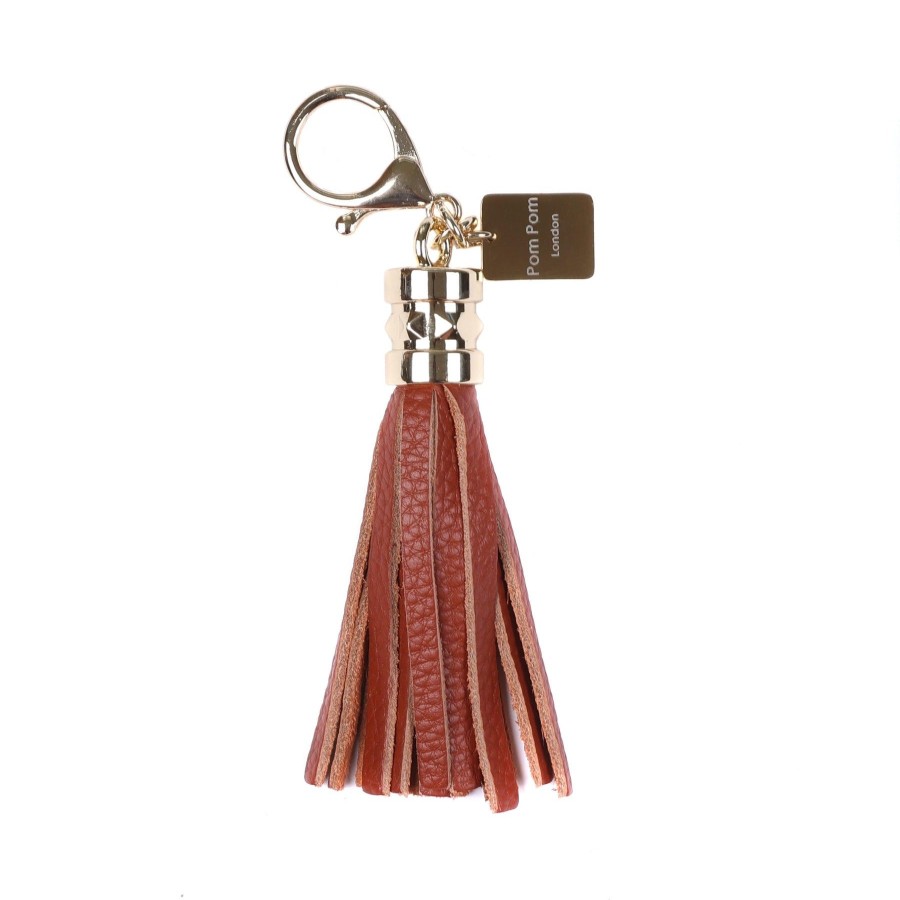 Accessories Pom Pom London | Tassel Burnt Orange