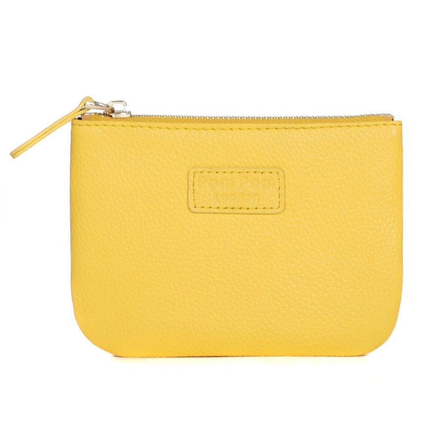 Accessories Pom Pom London | Chelsea Coin Purse Yellow