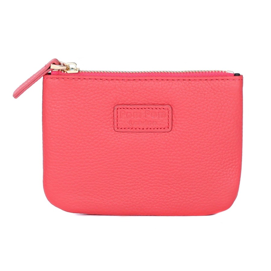 Accessories Pom Pom London | Chelsea Coin Purse Punch Pink