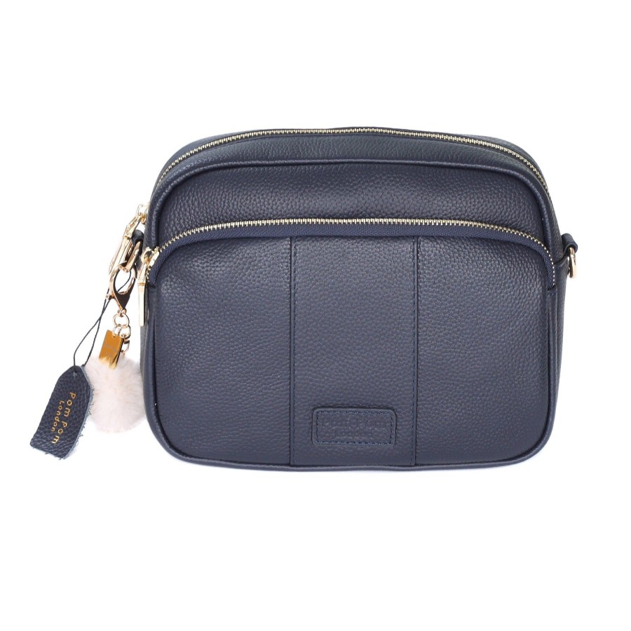 Bags Pom Pom London | Mayfair Plus Bag Navy & Accessories