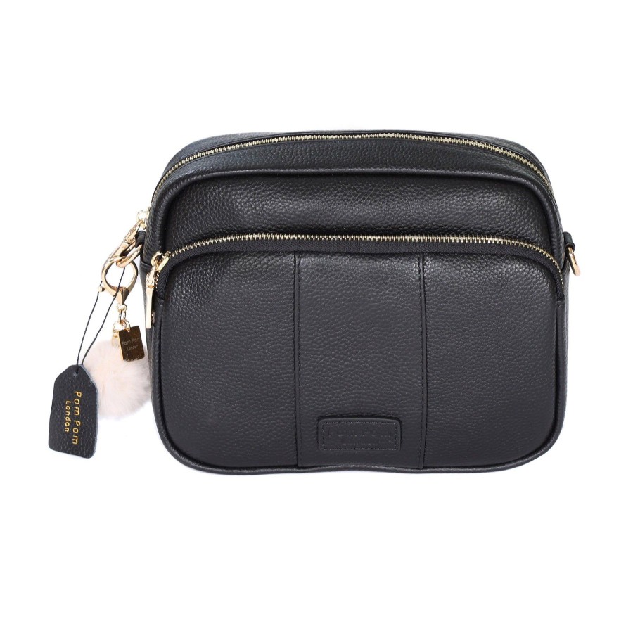 Bags Pom Pom London | Mayfair Plus Bag Black & Accessories