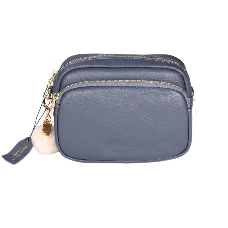 Bags Pom Pom London | Mayfair Bag Slate Blue & Accessories