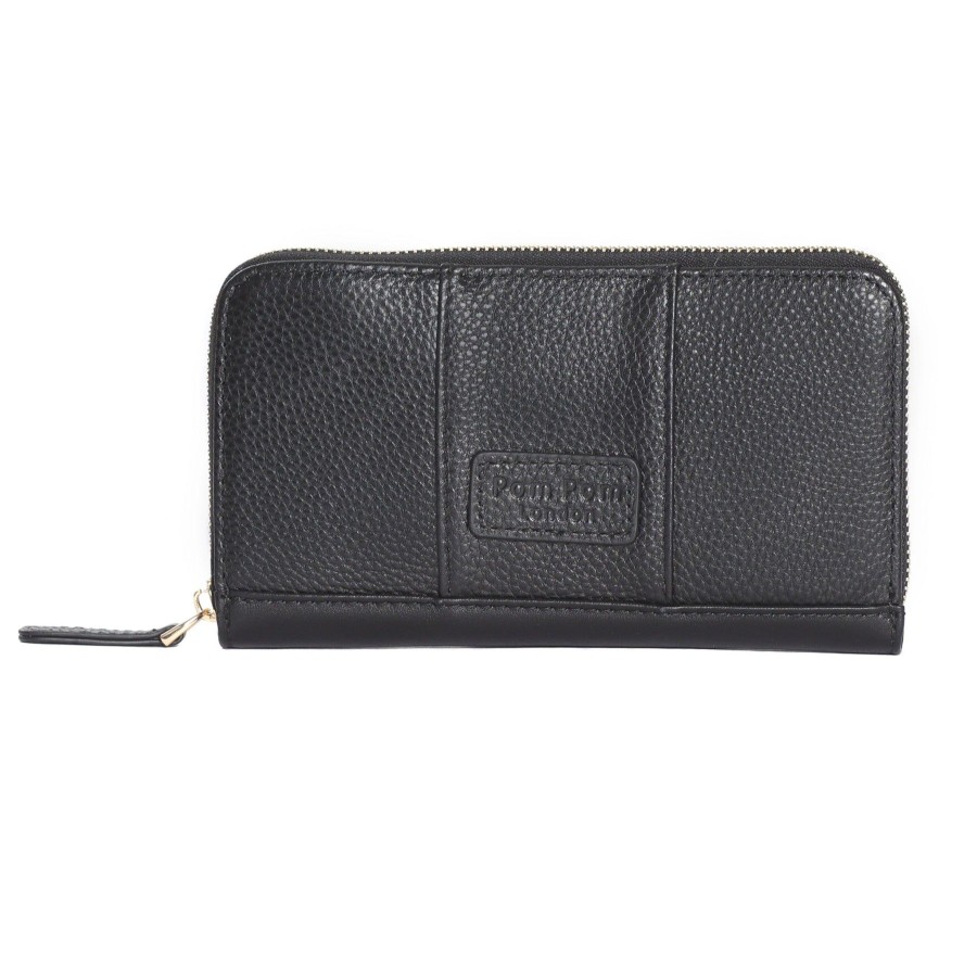 Accessories Pom Pom London | Chelsea Wallet Purse Black