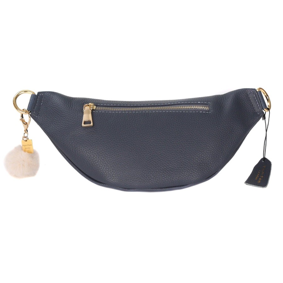 Bags Pom Pom London | Bum Bag Slate Blue