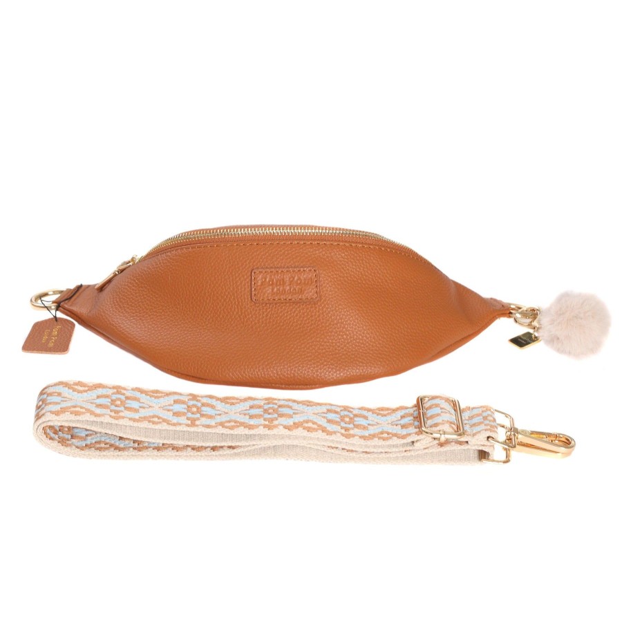 Bags Pom Pom London | Bum Bag Tan