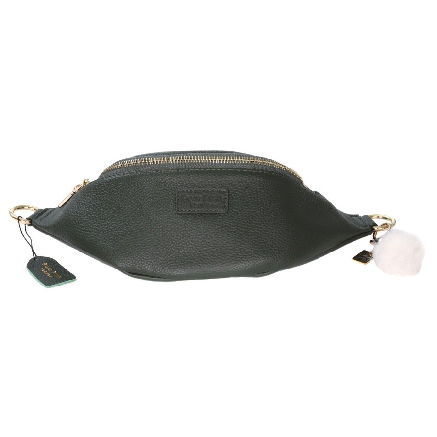 Bags Pom Pom London | Bum Bag Vintage Green