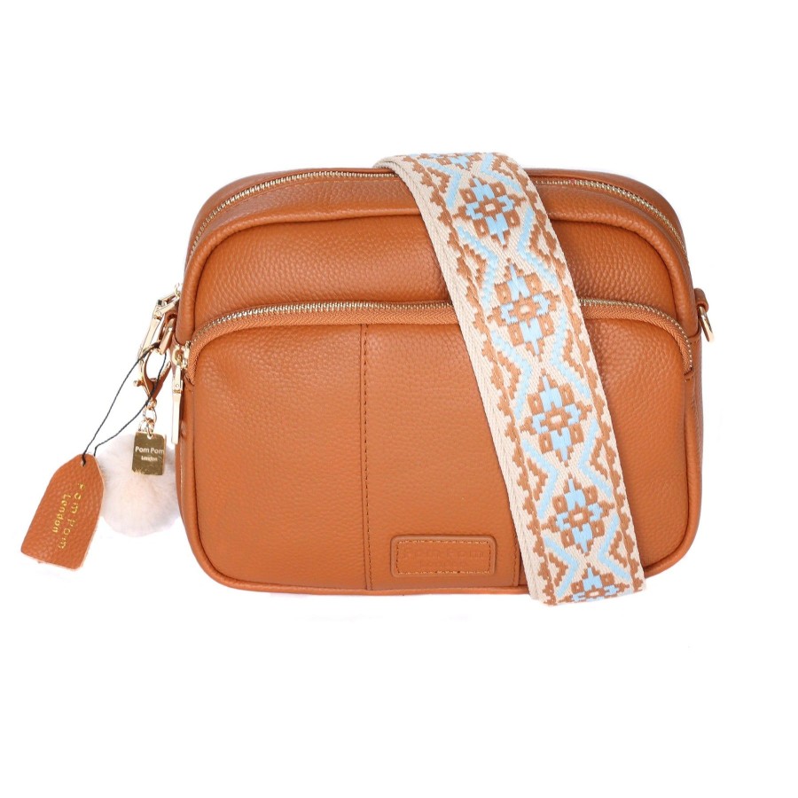 Bags Pom Pom London | Mayfair Plus Bag Tan & Accessories