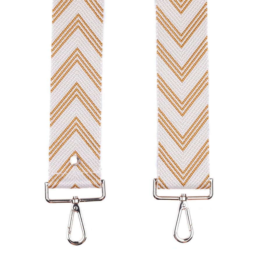 Accessories Pom Pom London | Strap Tan Chevron