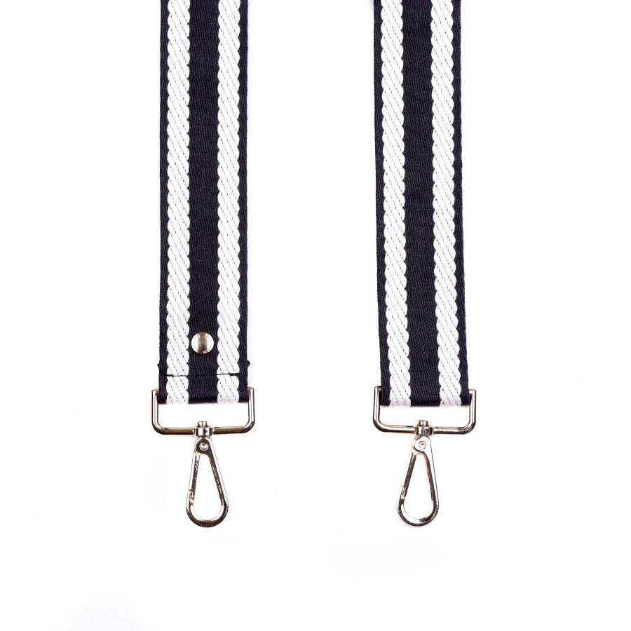 Accessories Pom Pom London | Strap Black & White Rope