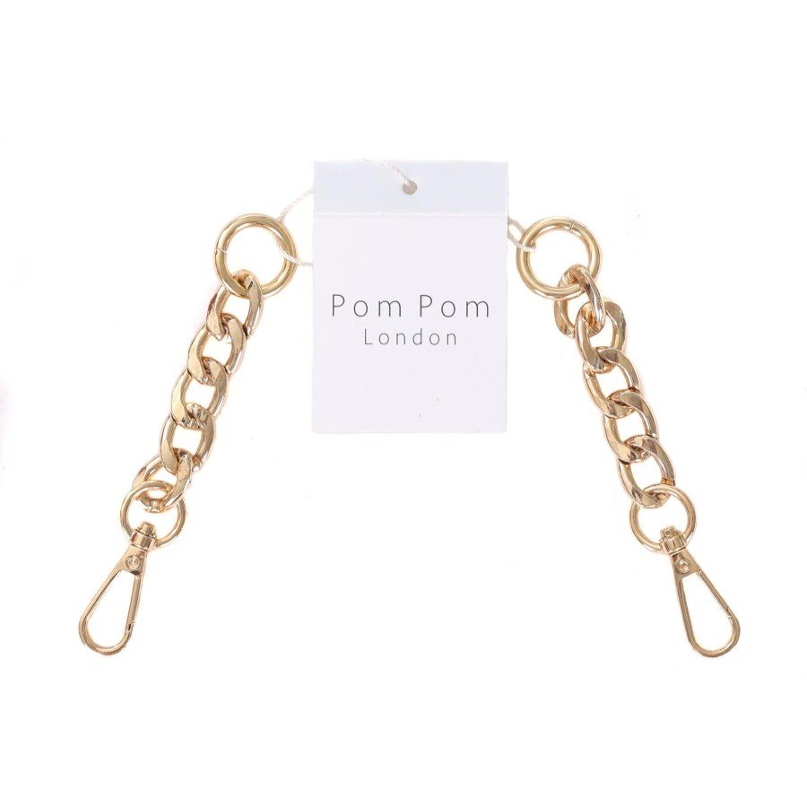 Bags Pom Pom London | Strap Gold Chain - Strap Extension Set