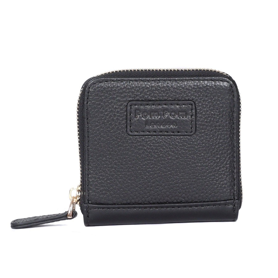 Accessories Pom Pom London | Mini Chelsea Wallet Purse Black