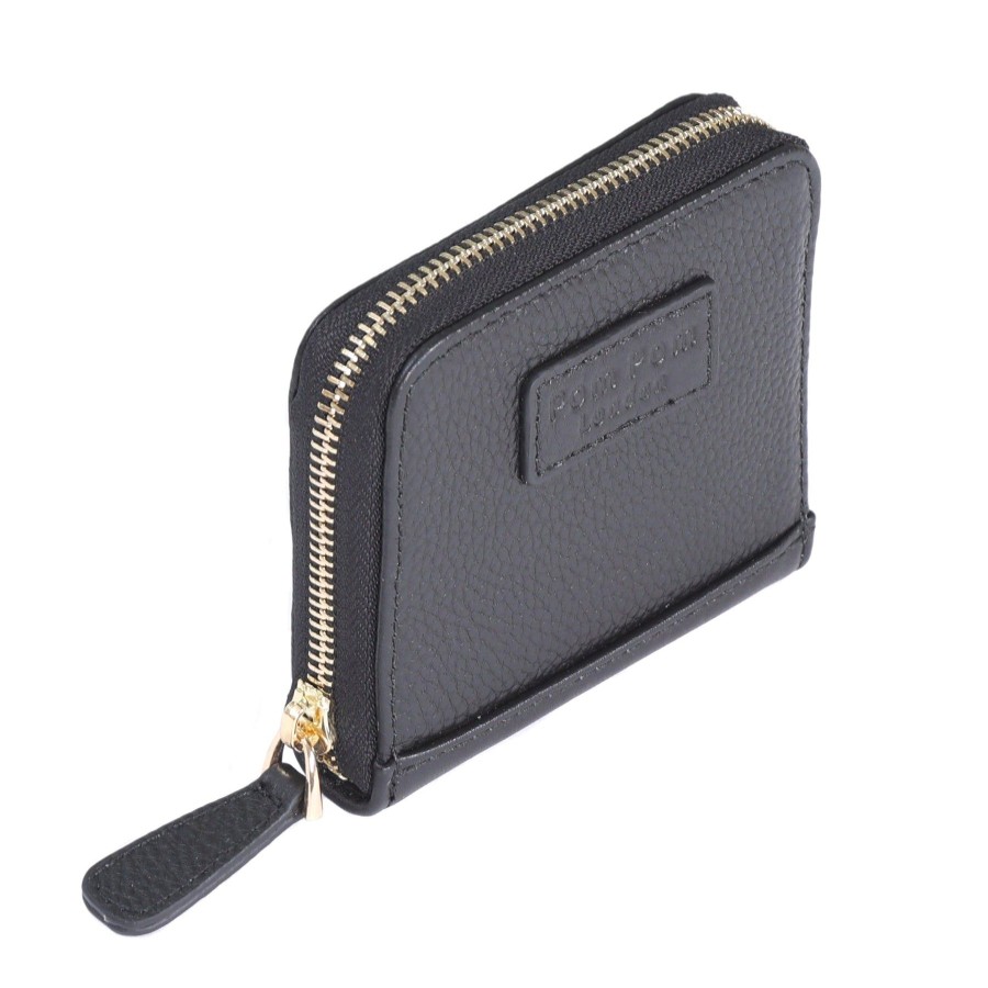 Accessories Pom Pom London | Mini Chelsea Wallet Purse Black