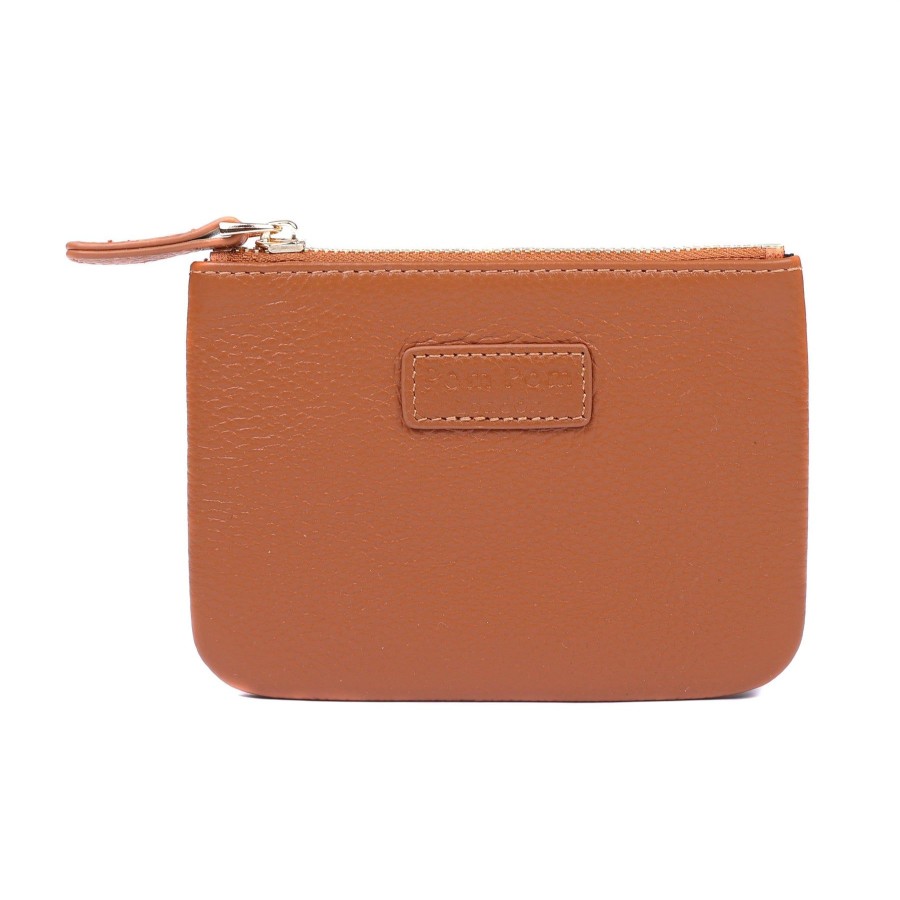 Accessories Pom Pom London | Chelsea Coin Purse Tan