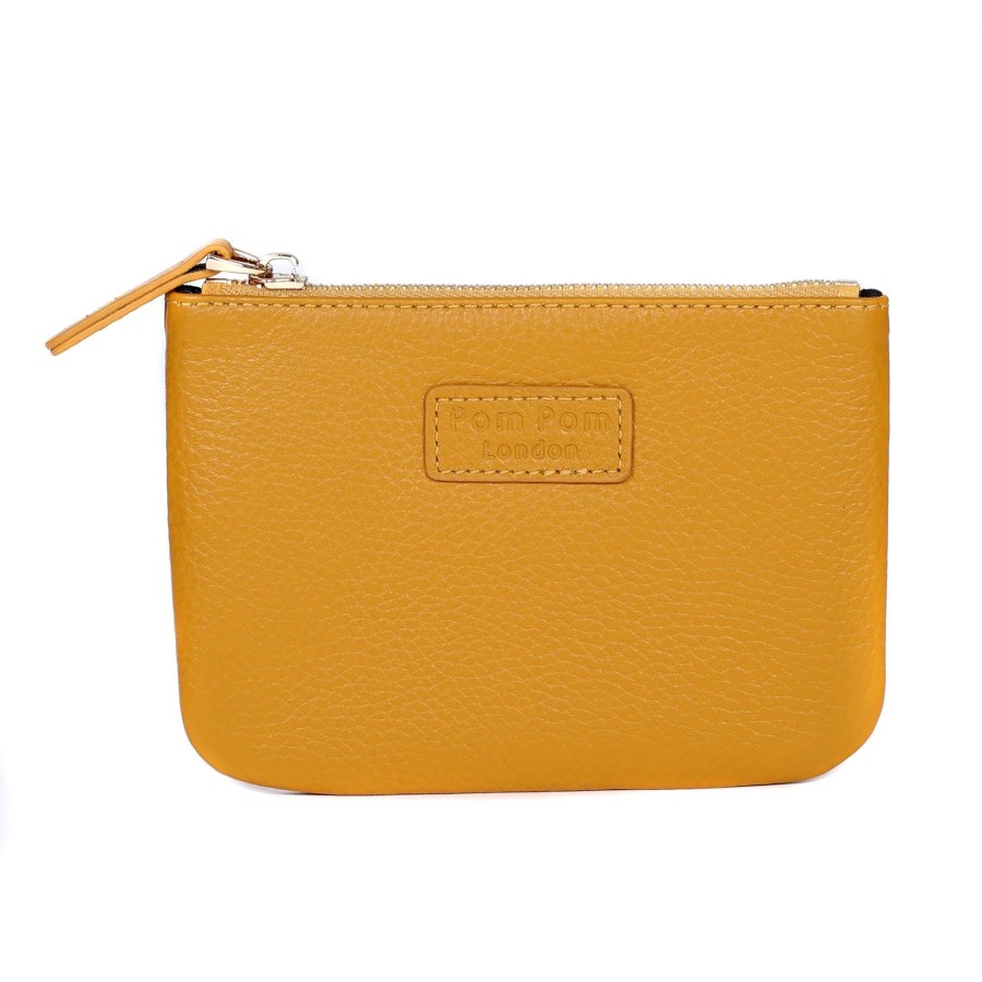 Accessories Pom Pom London | Chelsea Coin Purse Mustard