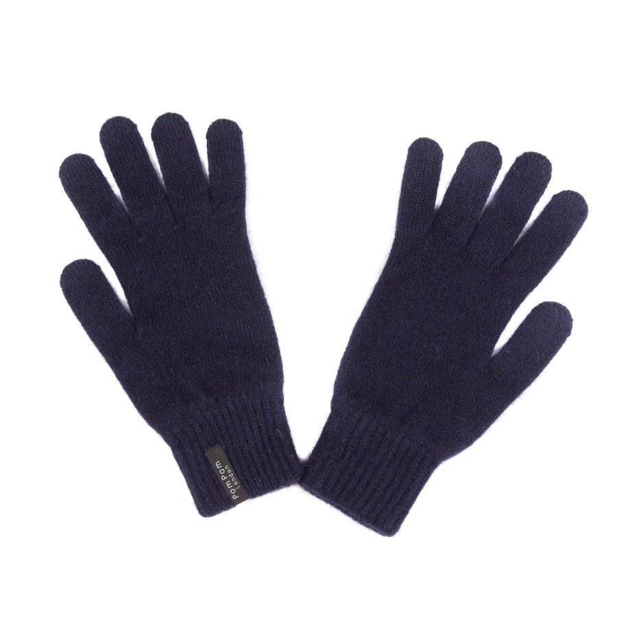 Accessories Pom Pom London | Garrick Gloves Navy