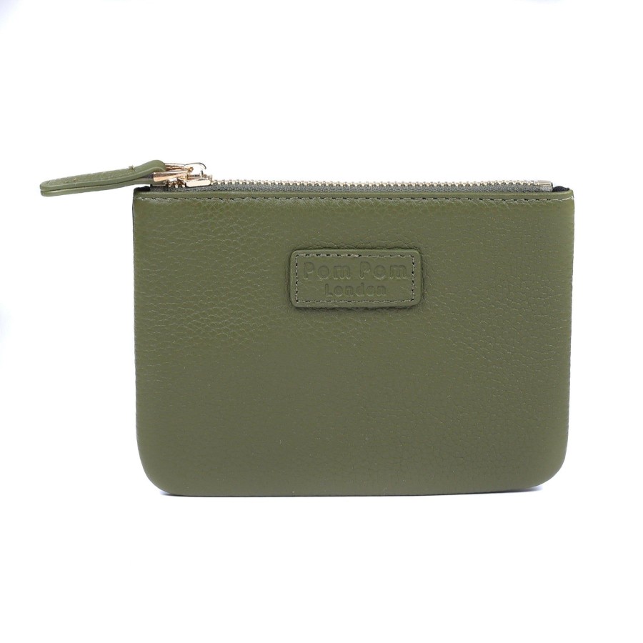 Accessories Pom Pom London | Chelsea Coin Purse Khaki