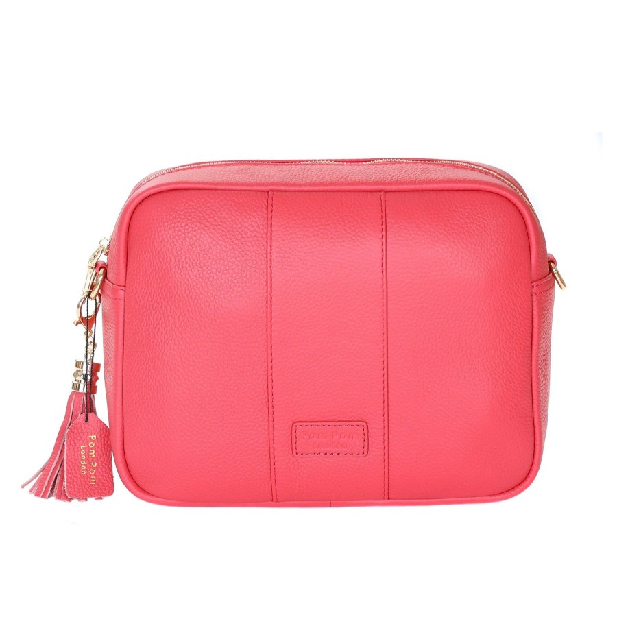 Bags Pom Pom London | Pom Pom London City Plus Bag Punch Pink